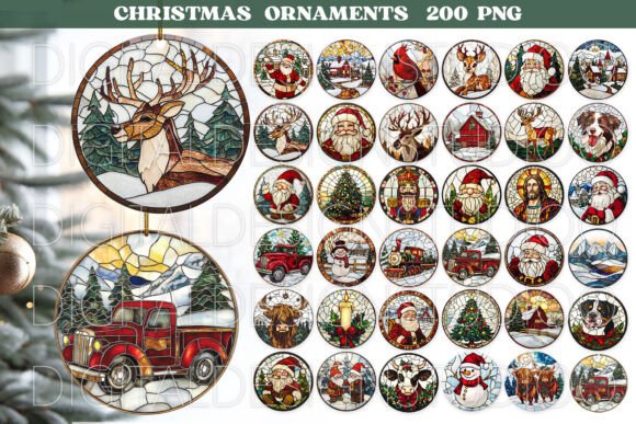 Boho Christmas Ornament PNG: Elevate Your Illustrations