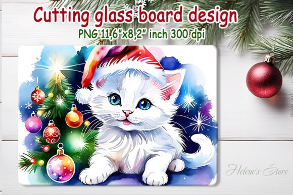 Christmas Cat Cutting Board Sublimation Review