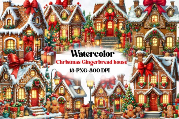 Christmas Gingerbread House Clipart: Illustrations Review