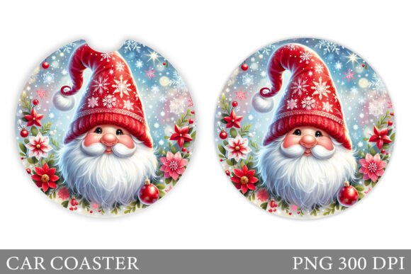 Christmas Gnome Car Coaster Design Review