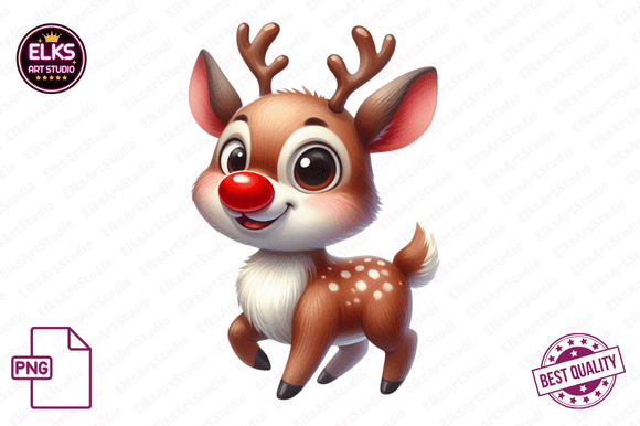 Quirky Funny Christmas Reindeer Clipart: A Designer’s Review