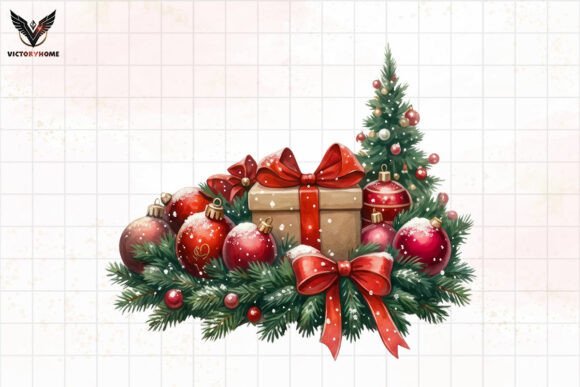 Red Christmas Truck Clipart PNG for Illustrations