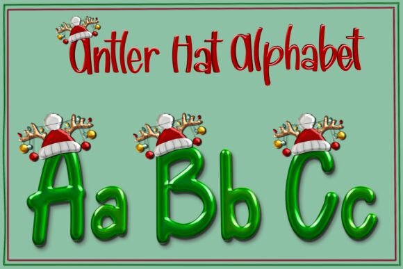 Review: Christmas Antler Hat Alphabet Illustrations