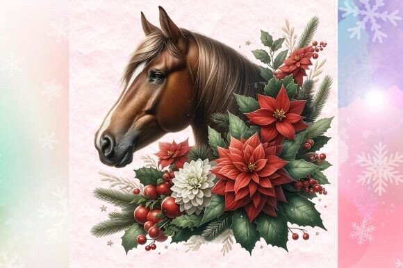 Reviewing the Christmas Horse Floral Design for Holiday Stitching