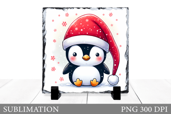 Reviewing the Christmas Penguin Slate Sublimation Design